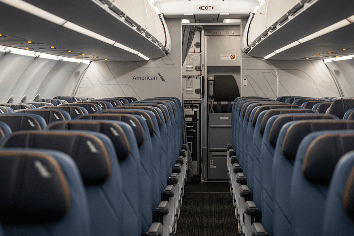 Miniature Galleys, More Seats, and No Seatback Screens: American Airlines Steps Up Retrofit Program of Airbus A319 and A320 Airplanes